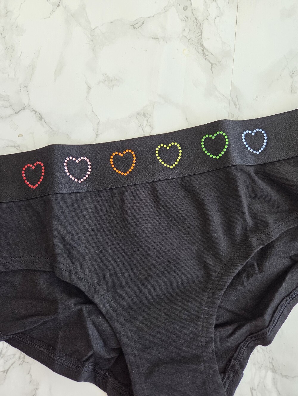 Victoria's Secret PINK Logo Cotton Hiphugger Hipster Panties L NWT